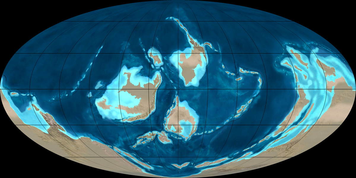 (c) Late Ordovician (450)